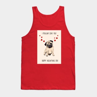 PUGGIN LOVE YA Tank Top